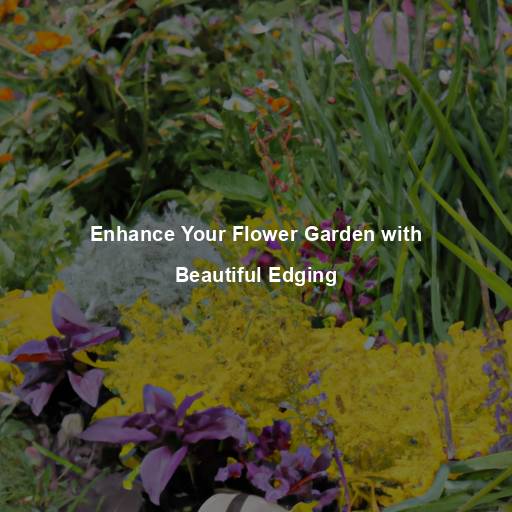 Enhance Your Flower Garden with Beautiful Edging