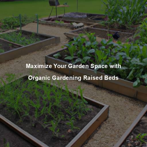 Maximize Your Garden Space with Organic Gardening Raised Beds