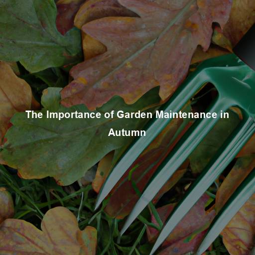 The Importance of Garden Maintenance in Autumn