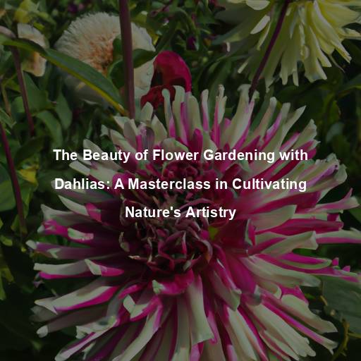 The Beauty of Flower Gardening with Dahlias: A Masterclass in Cultivating Nature’s Artistry