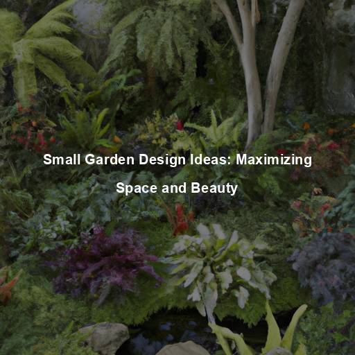 Small Garden Design Ideas: Maximizing Space and Beauty