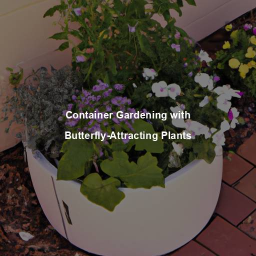 Container Gardening with Butterfly-Attracting Plants