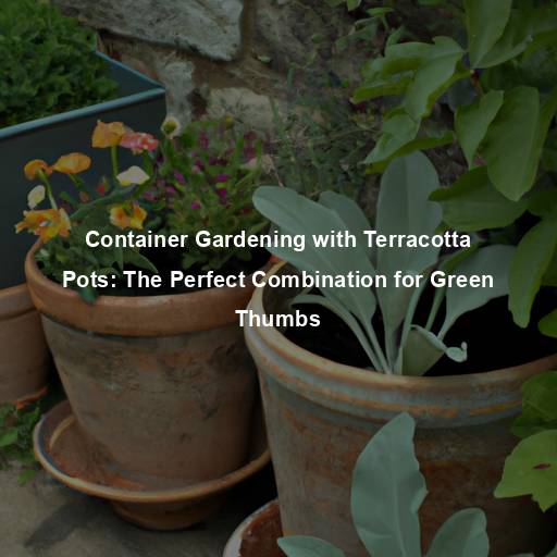 Container Gardening with Terracotta Pots: The Perfect Combination for Green Thumbs