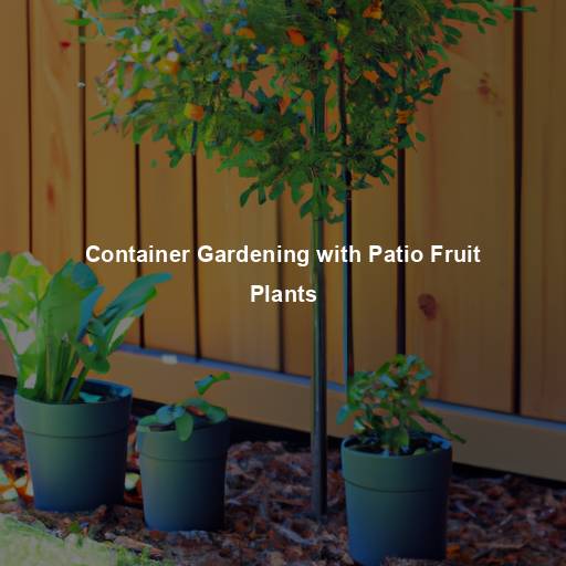 Container Gardening with Patio Fruit Plants