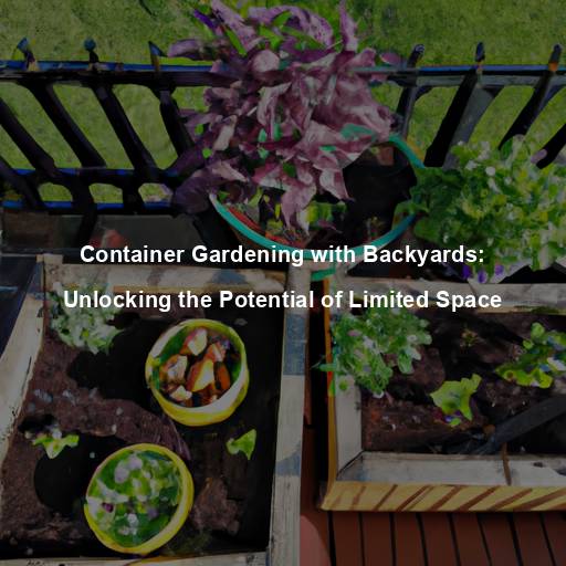 Container Gardening with Backyards: Unlocking the Potential of Limited Space
