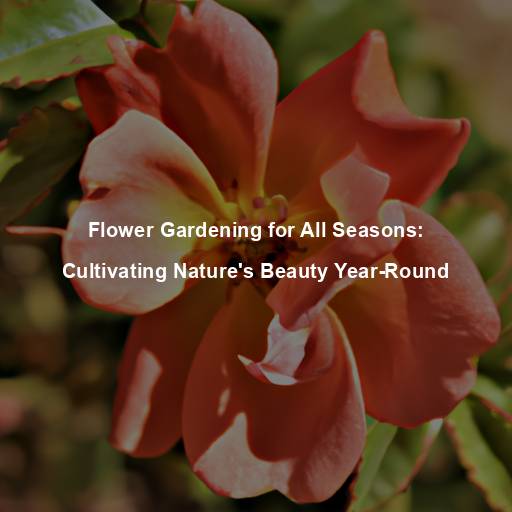 Flower Gardening for All Seasons: Cultivating Nature’s Beauty Year-Round