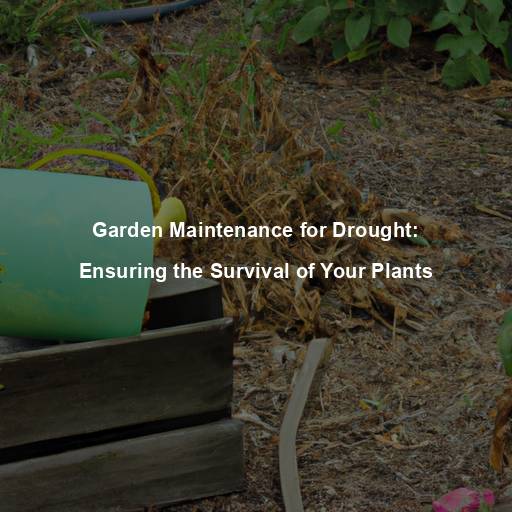 Garden Maintenance for Drought: Ensuring the Survival of Your Plants