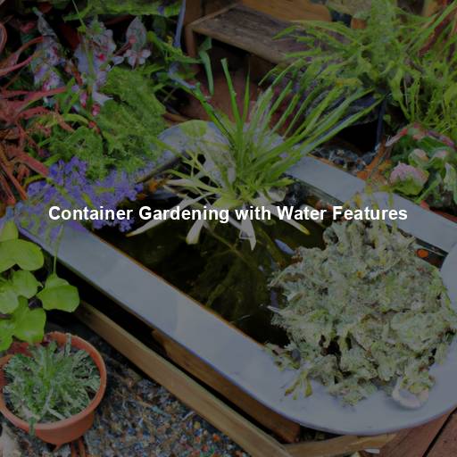 Container Gardening with Water Features