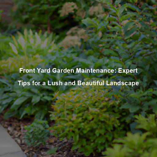Front Yard Garden Maintenance: Expert Tips for a Lush and Beautiful Landscape