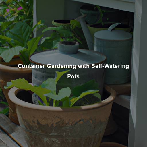 Container Gardening with Self-Watering Pots