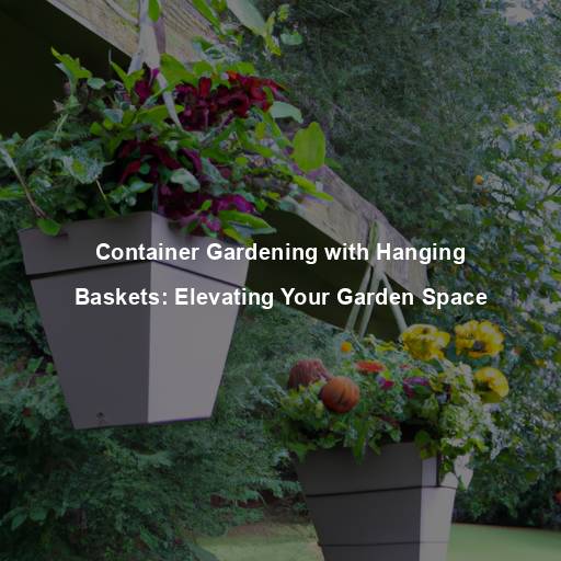 Container Gardening with Hanging Baskets: Elevating Your Garden Space