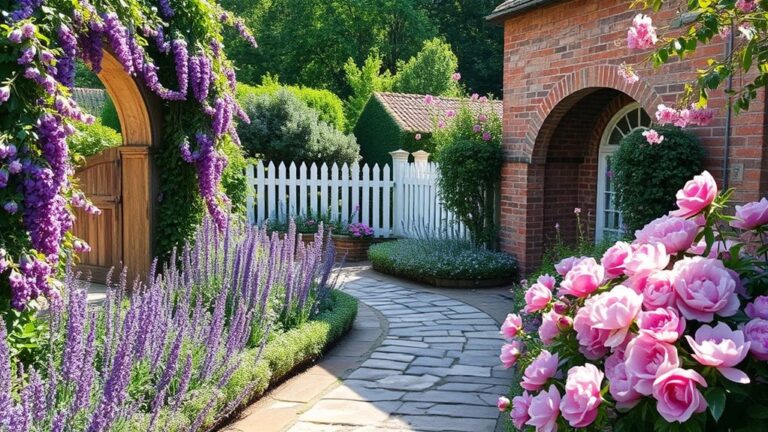 charming outdoor cottage borders