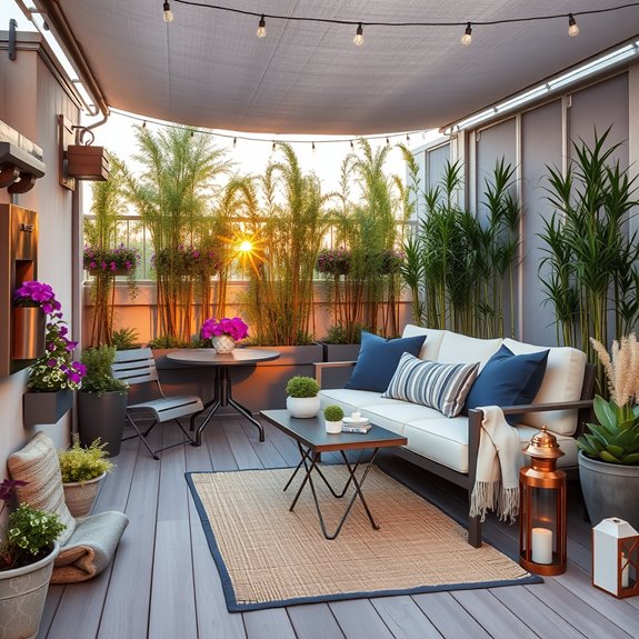 cozy indoor relaxation space
