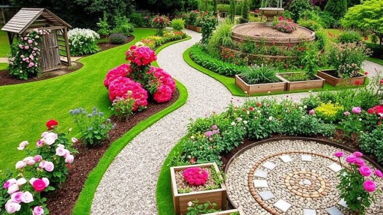 creative rose garden designs