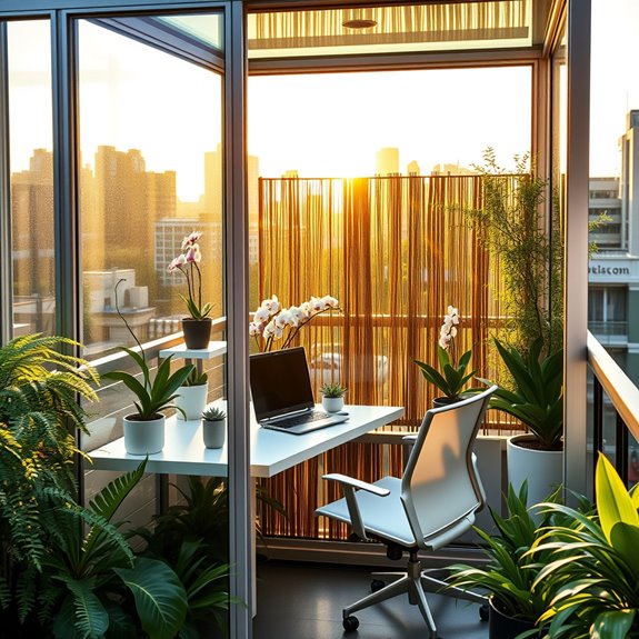 glass pod integrating nature