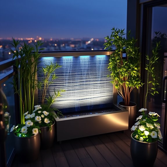 illuminated water displays