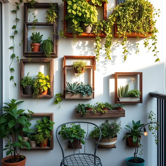 layered art display techniques