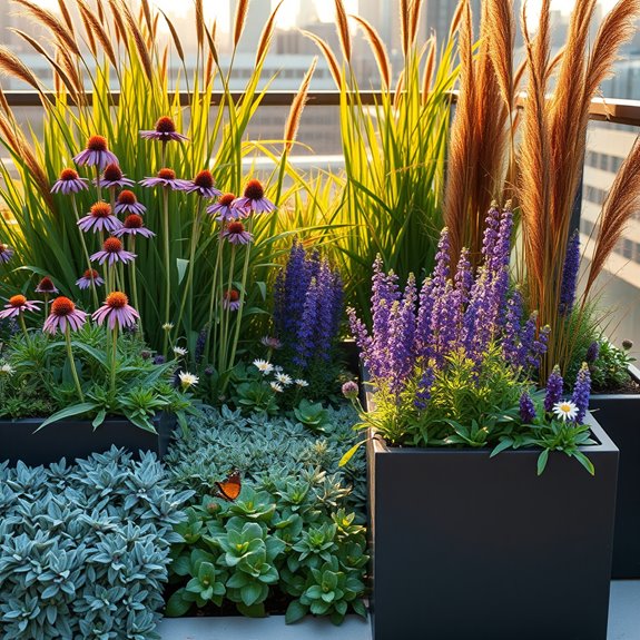 layered perennial garden design