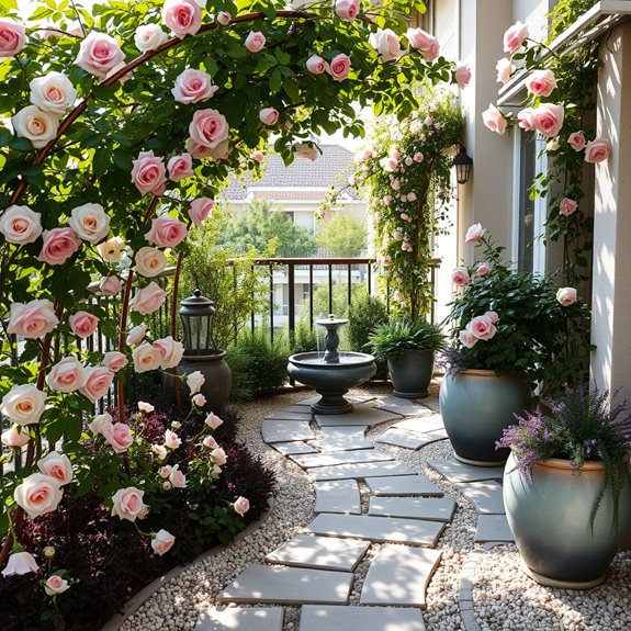 natural flow rose design