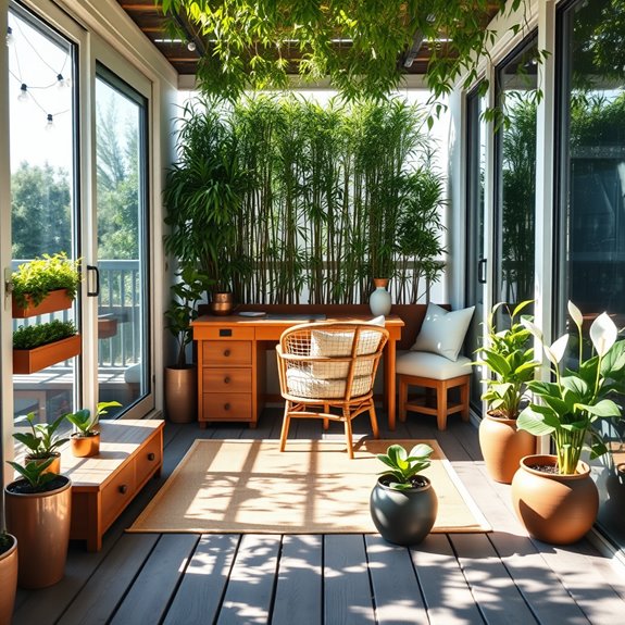 nature infused creative space