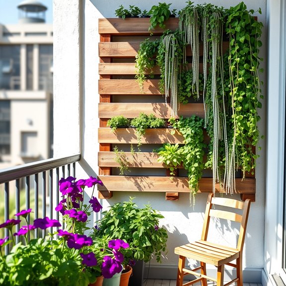 pallet based vertical gardening solution