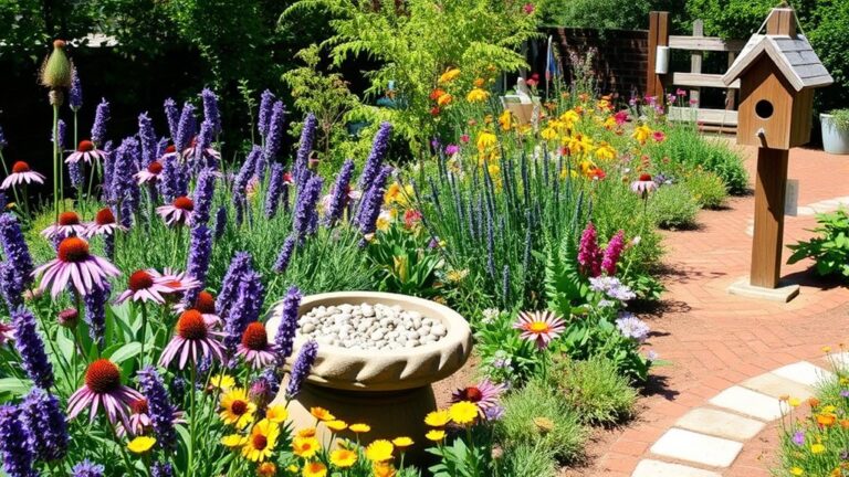 pollinator friendly garden elements