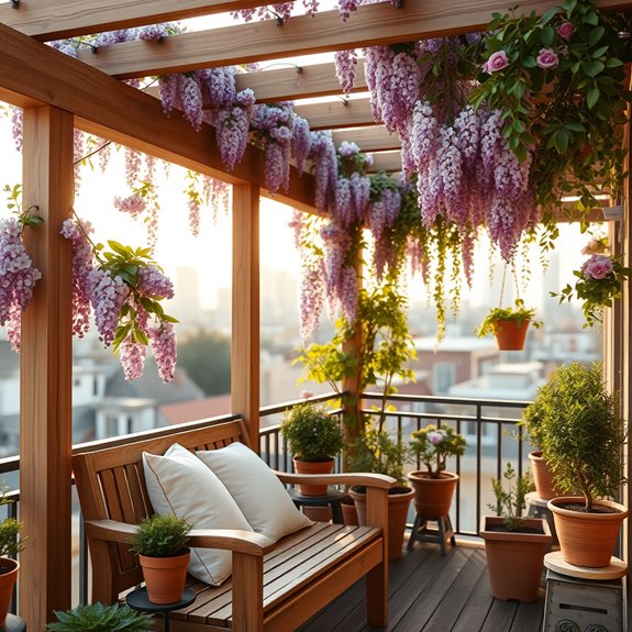 serene outdoor living space