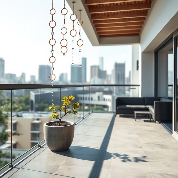 sleek interconnected geometric shapes