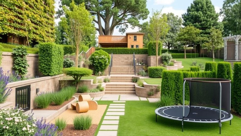 stylish garden play integrations