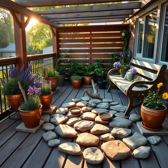 sunny resting and landing areas