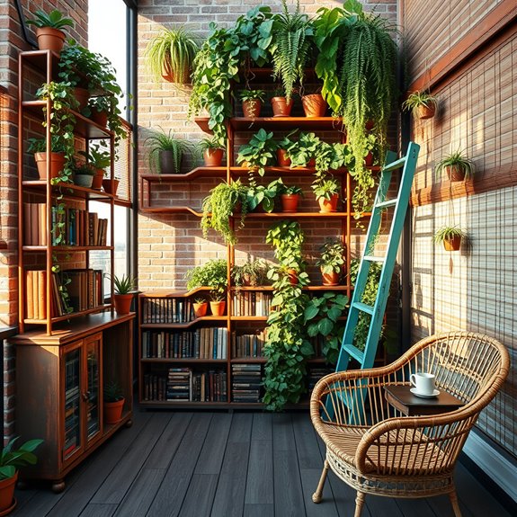 tall shelves and storage