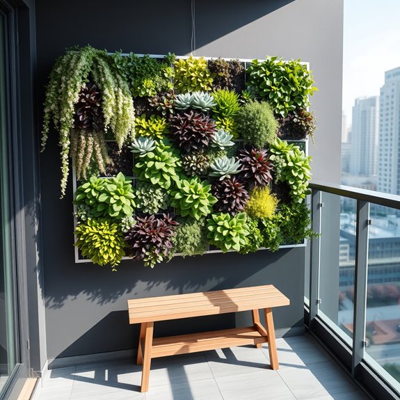 vertical garden wall system