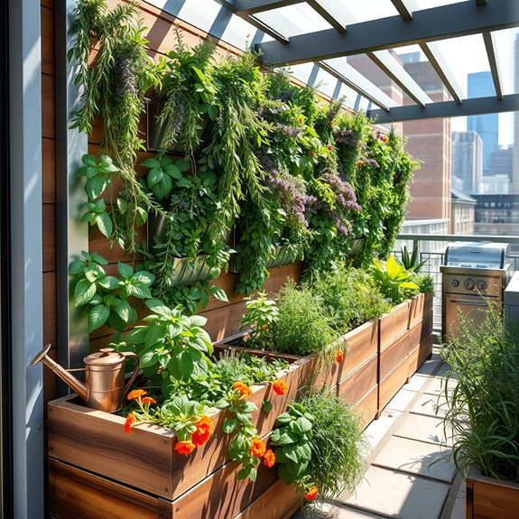 vertical gardens for herbs