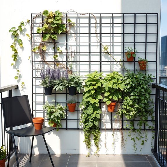 vertical plant display system