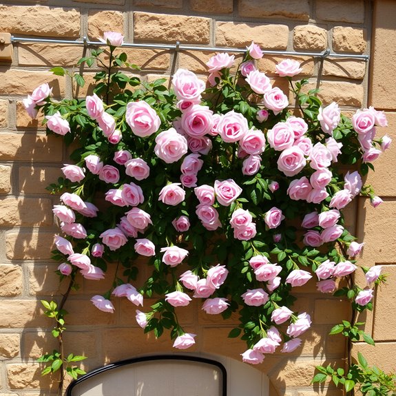 vertical rose training method