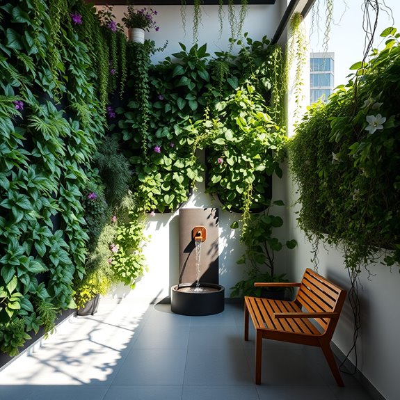 vertical space for gardening