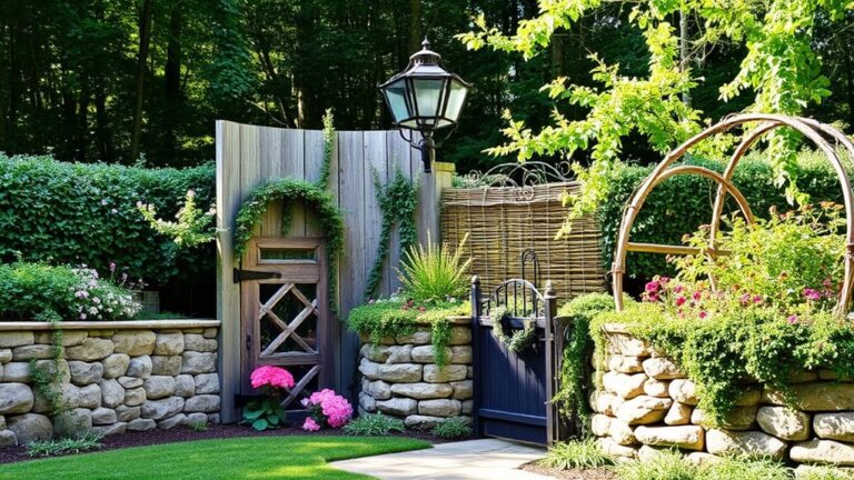 welcoming garden boundary designs