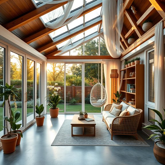 year round sunroom addition