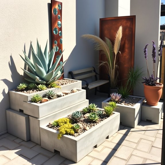 year round xeriscaping design