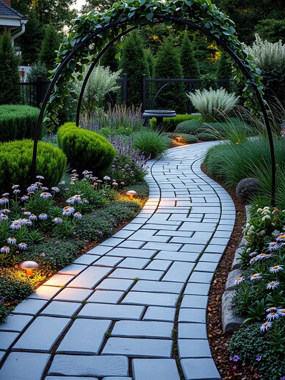 all season walkway design elements