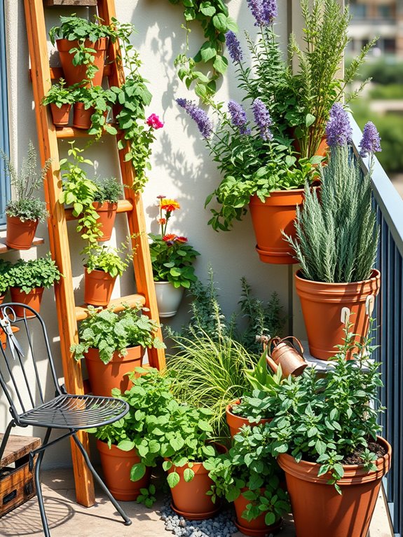 aromatic herb garden design