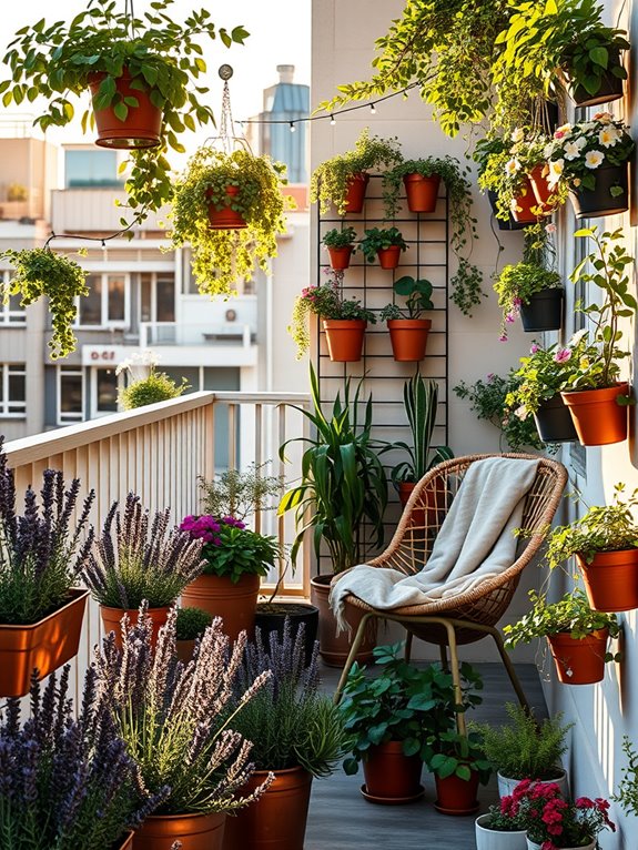 aromatic seasonal garden border