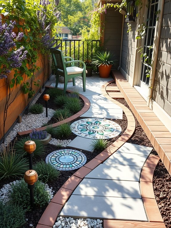 artistic outdoor pathway design