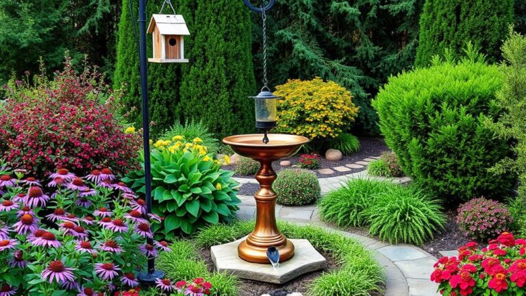 attracting birds to gardens