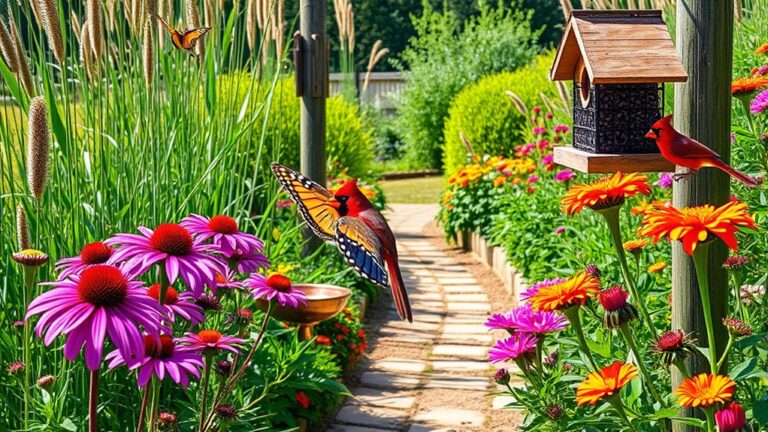 birds and butterflies garden designs