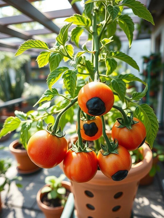 calcium deficiency in tomatoes