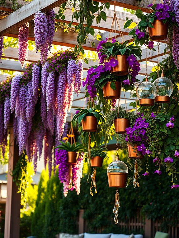 cascading hanging garden paradise