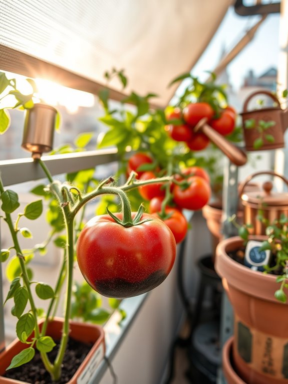 cauliflower spots on tomatoes