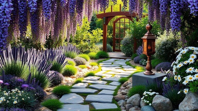 charming garden pathways designs