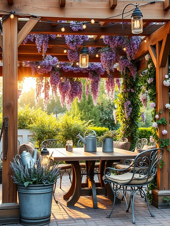 charming rustic outdoor decor